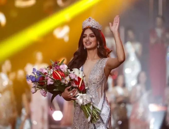 Indian Model Harnaaz Sandhu Wins Miss Universe 2021