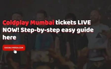 Coldplay Mumbai tickets LIVE NOW! Step-by-step easy guide here Coldplay Mumbai tickets LIVE NOW! Step-by-step easy guide here