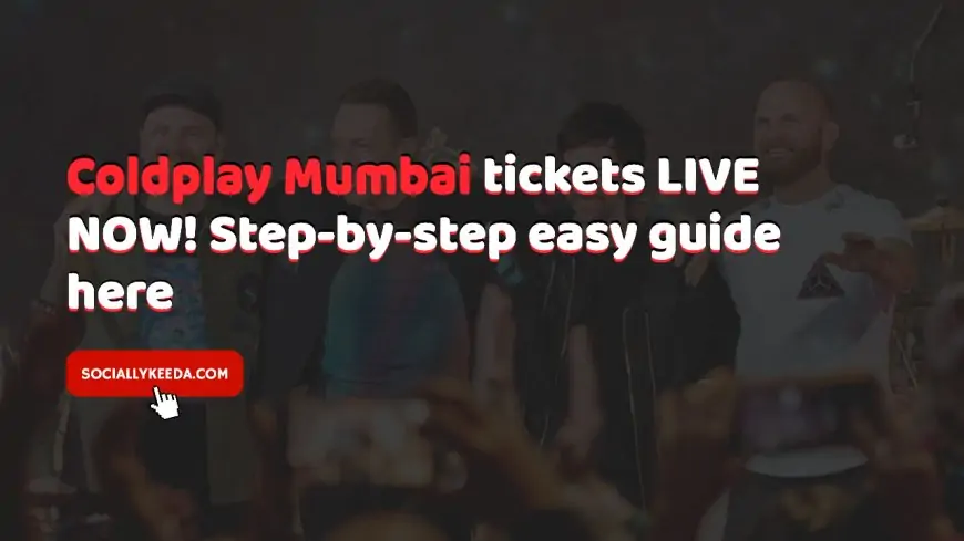 Coldplay Mumbai tickets LIVE NOW! Step-by-step easy guide here