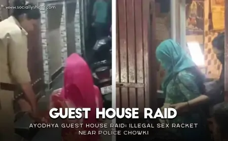 Ayodhya Guest House Raid: Illegal Sex Racket Near Police Chowki Ayodhya Guest House Raid: Illegal Sex Racket Near Police Chowki
