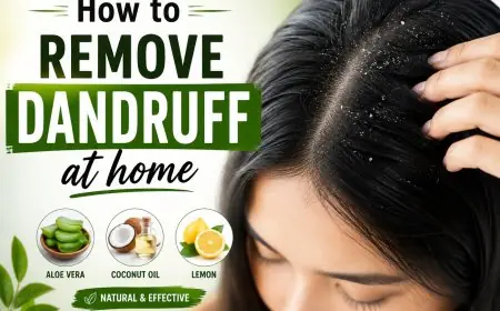 How to remove Dandruff at home